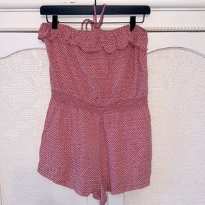 Patterned Romper that ties around neck